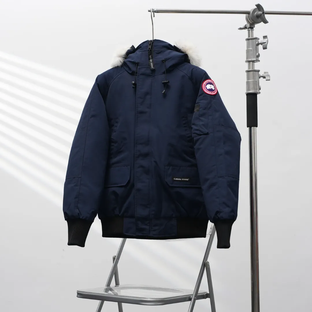 P720 CANADA GOOSE丨Canada Goose 01 Pilot Hooded Down Jacket Color: Dark Blue Size: XS-XXL